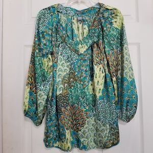 🍓 Neiman Marcus Multi Color Blouse 🍓